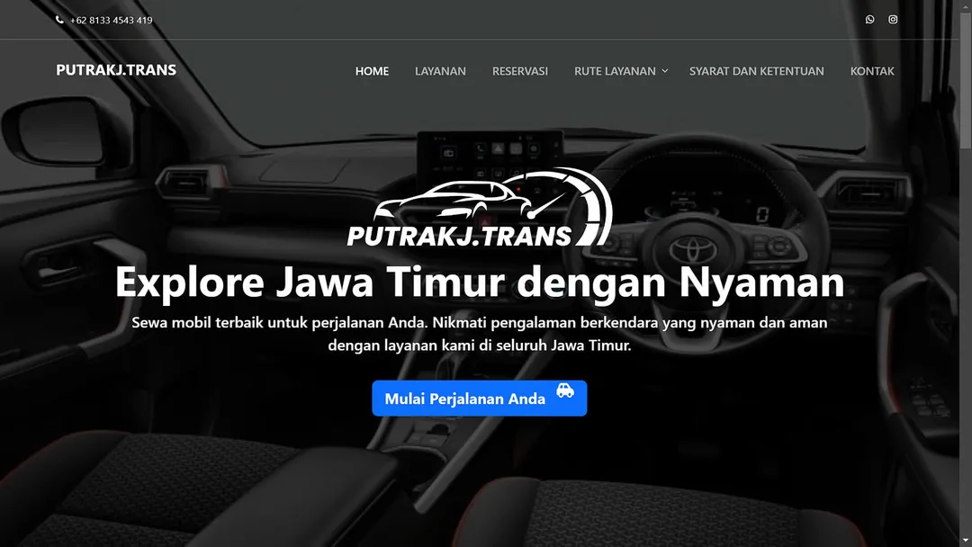 Website Travel - PutraKJ Trans