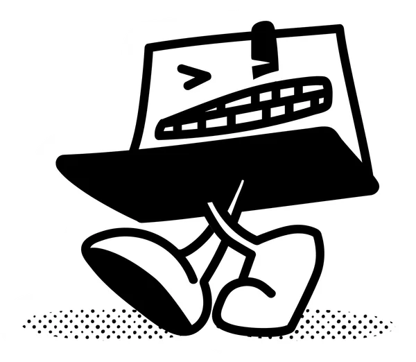 Laptop Mascot Yanuar Ardhika